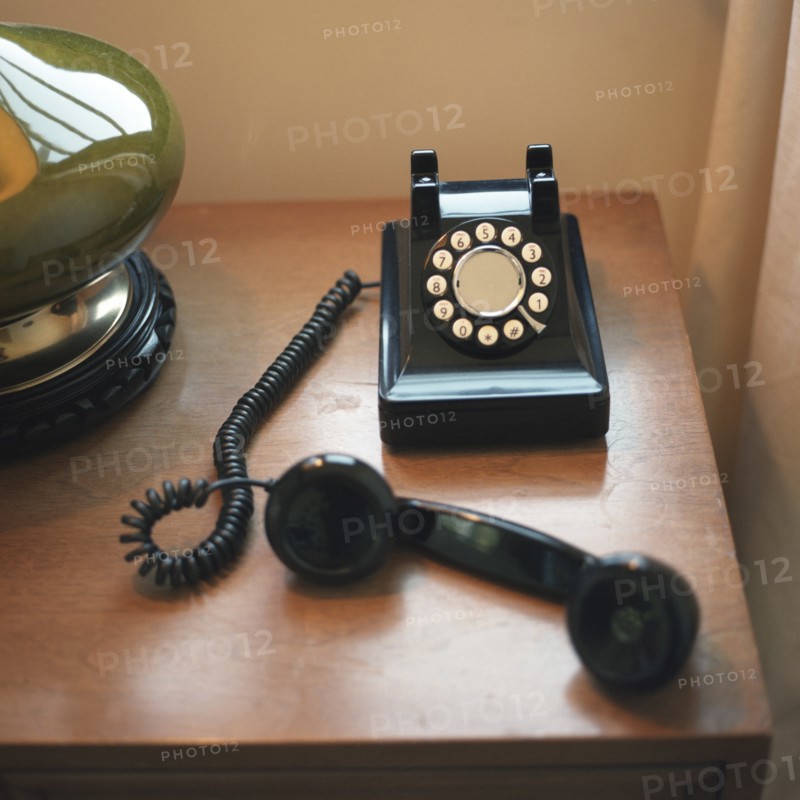 Rotary Phone with Receiver Off the Hook