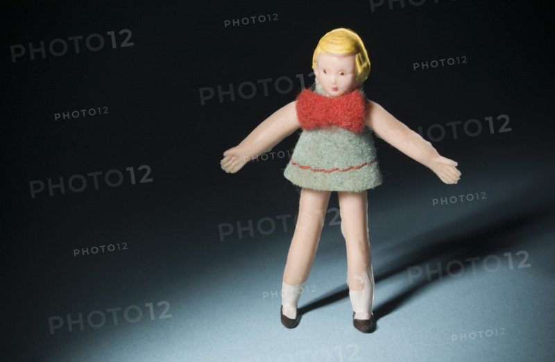 Vintage Doll in Dramatic Light