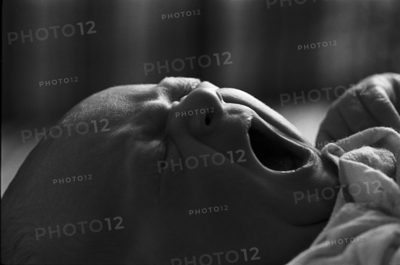 Baby Yawning, Close-Up