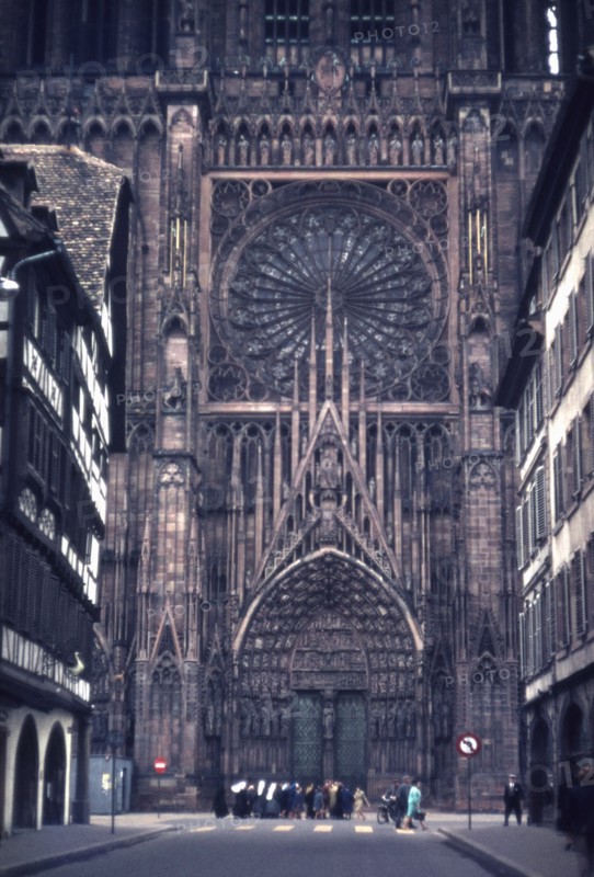 Cathedral of our Lady of Strasbourg, Strasbourg, France, 1970