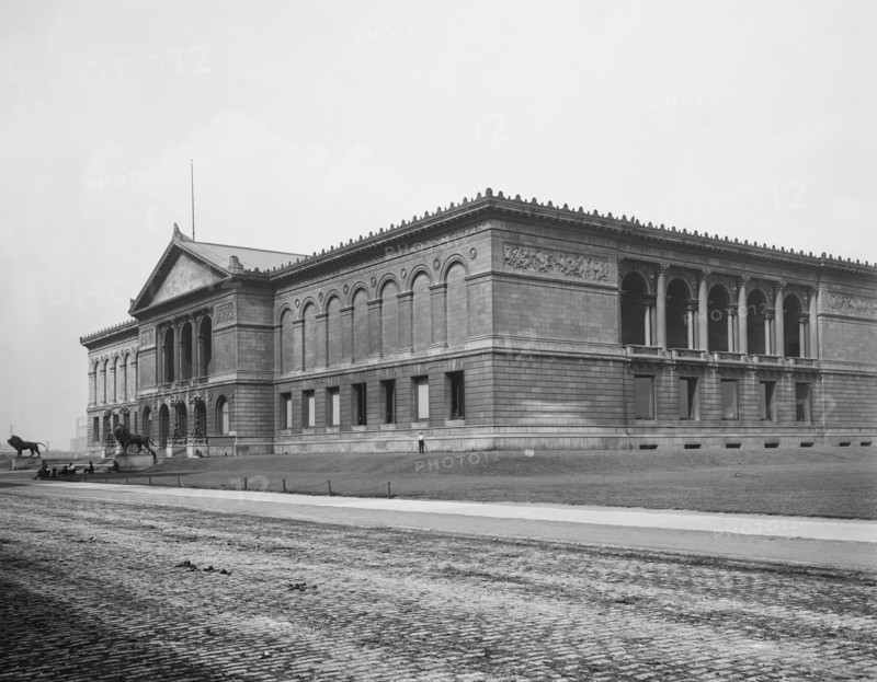 Art Institute, Chicago, Illinois, USA, Detroit Publishing Company, 1900