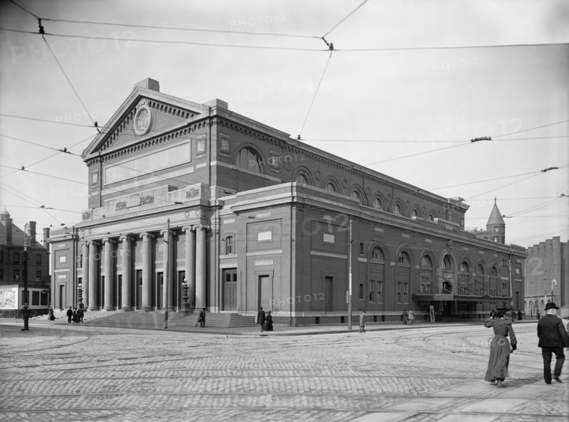 Symphony Hall, Boston, Massachusetts, USA, Detroit Publishing Company, 1904