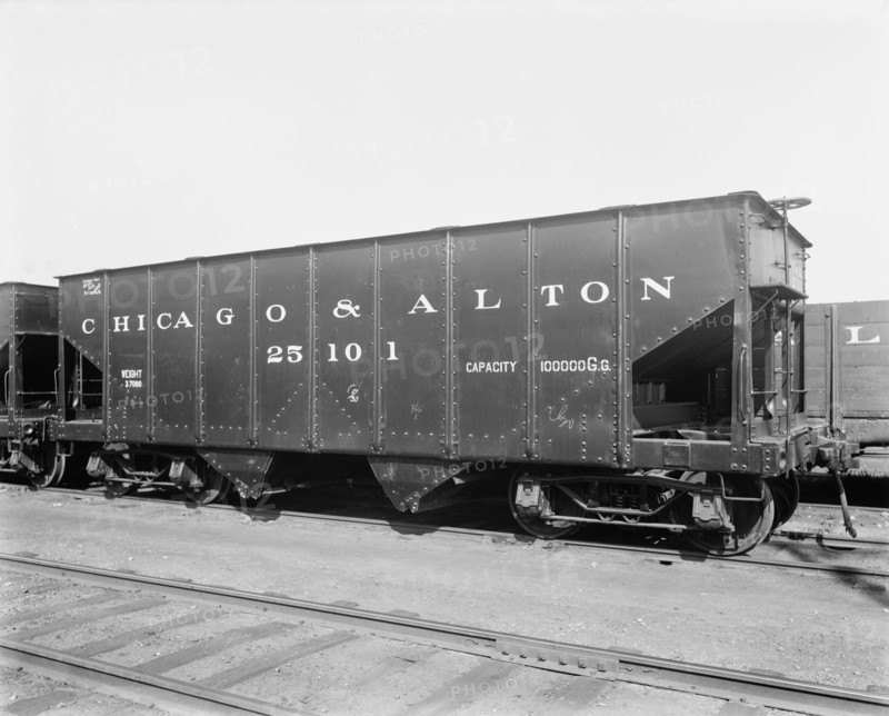 Standard Coal Car, Chicago & Alton Railway, Detroit Publishing Company, 1900