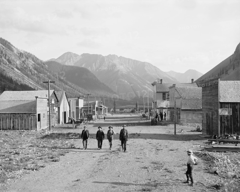 Rural Street Scene, Eureka, Colorado, USA, William Henry Jackson for Detroit Publishing Company, 1900