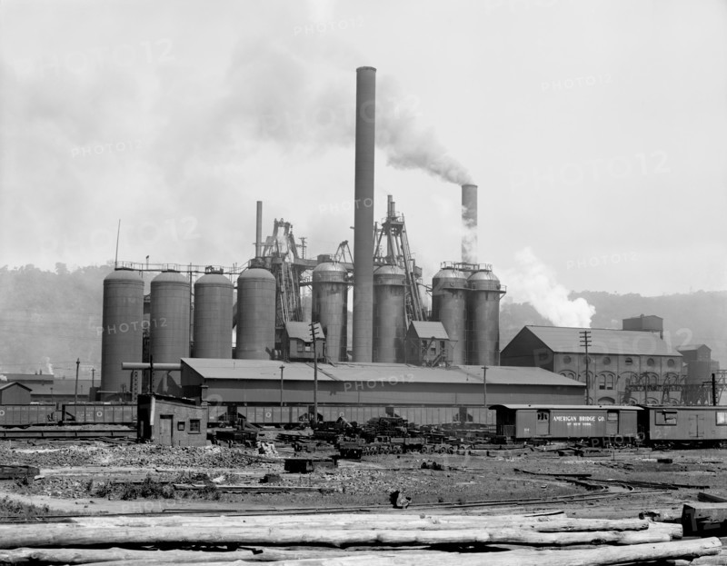 Carnegie Steel Company, "Lucy" Furnace, Pittsburgh, Pennsylvania, USA, Detroit Publishing Company, 1910