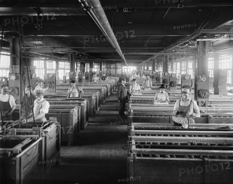 Workers in Plating Department, National Cash Register Company, Dayton, Ohio, USA, Detroit Publishing Company, 1902