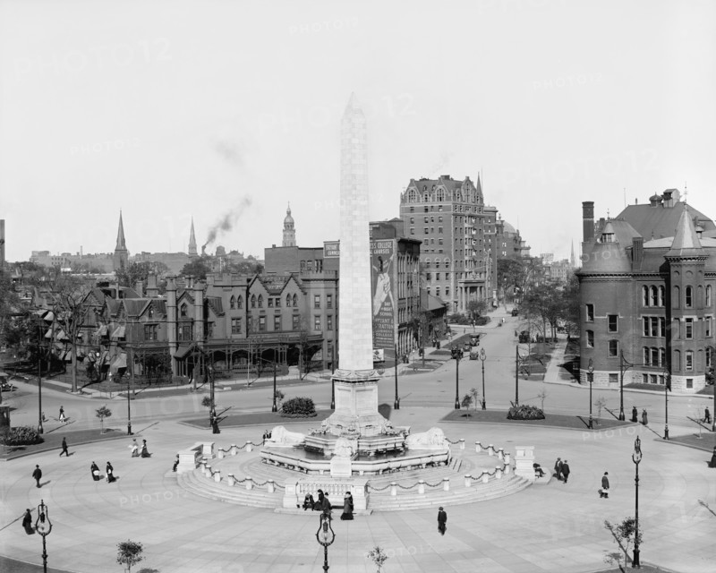McKinley Monument, Buffalo, New York, USA, Detroit Publishing Company, 1910