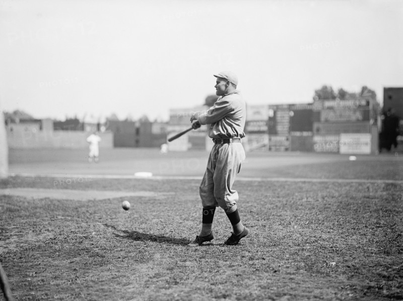 Dutch Leonard, Major League Baseball Player, Left-Handed Pitcher, Portrait, Boston Red Sox, Harris & Ewing, 1913