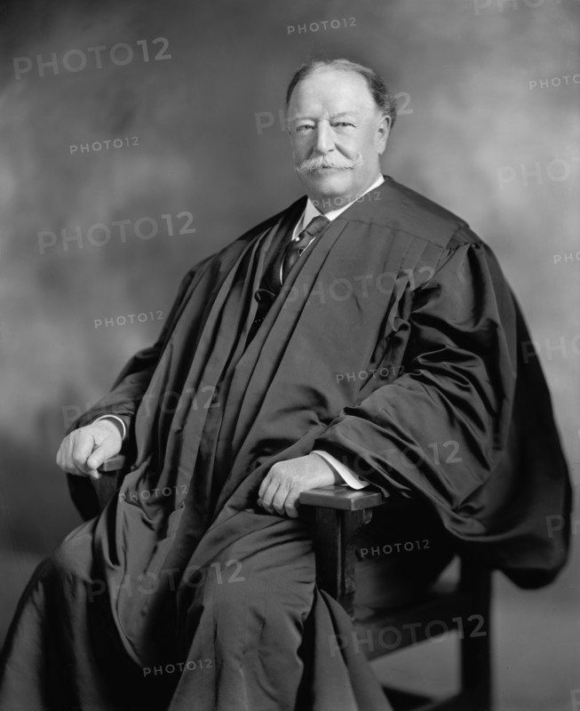 Former U.S. President William Howard Taft as Chief of Supreme Court, Portrait, Harris & Ewing, 1920's