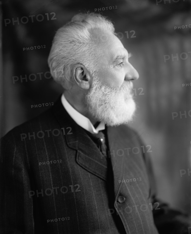 Alexander Graham Bell, Profile, Harris & Ewing, 1920
