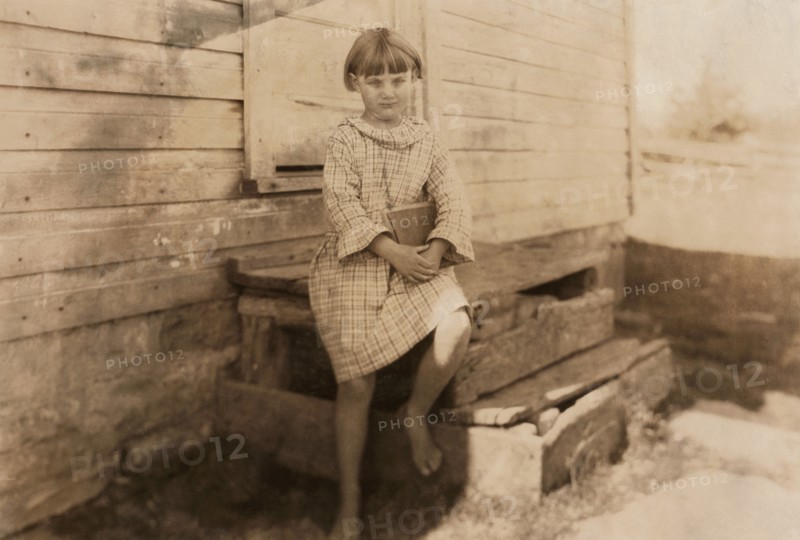 Rural Girl's First Day of School, Pocahontas County, West Virginia, USA, Lewis Hine, 1921
