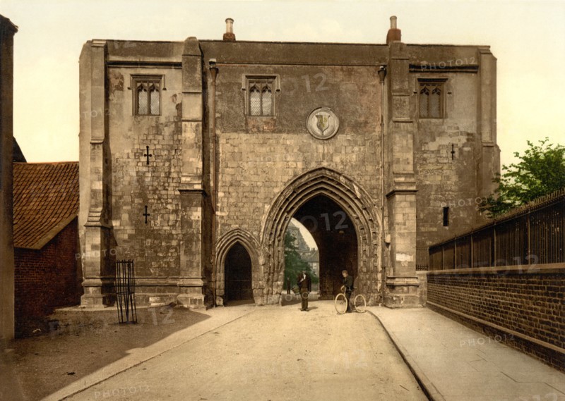 Bayle Gatehouse, Bridlington, Yorkshire, England, Photochrome Print, Detroit Publishing Company, 1900