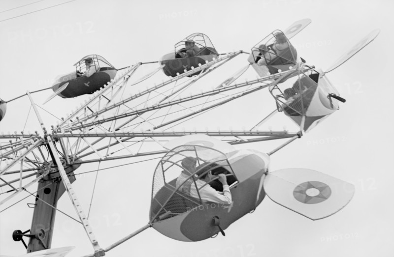 Carnival Ride, Brownsville, Texas, USA, Arthur Rothstein for Farm Security Administration, February 1942