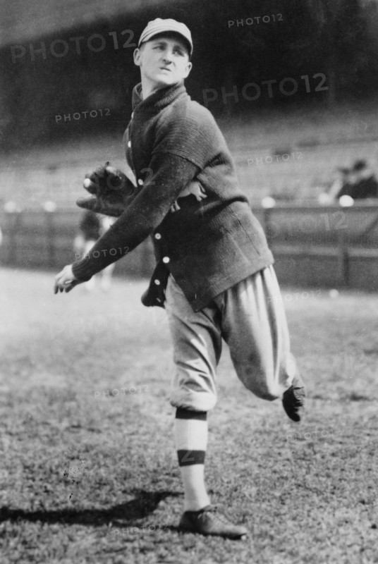 Herb Pennock, Major League Baseball Player, Philadelphia Athletics, Portrait, Bain News Service, 1914