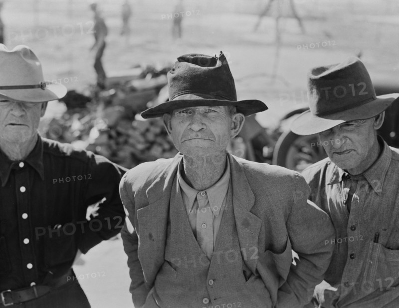Elderly Ex-Tenant Farmers on Relief Grant, Imperial Valley, California, USA, Dorothea Lange for Farm Security Administration, March 1937