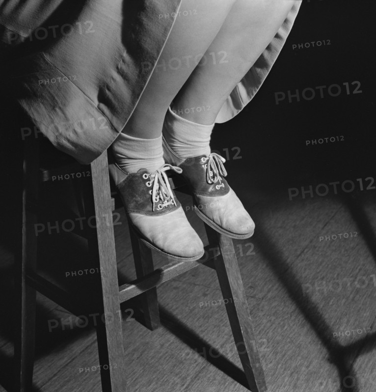 Saddle Shoes of High School Teenage Girl, Washington DC, USA, Esther Bubley for Office of War Information, October 1943