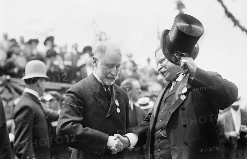 Mayor William Gaynor and Teddy Roosevelt at Parade, New York City, New York, USA, Bain News Service, June 23, 1910