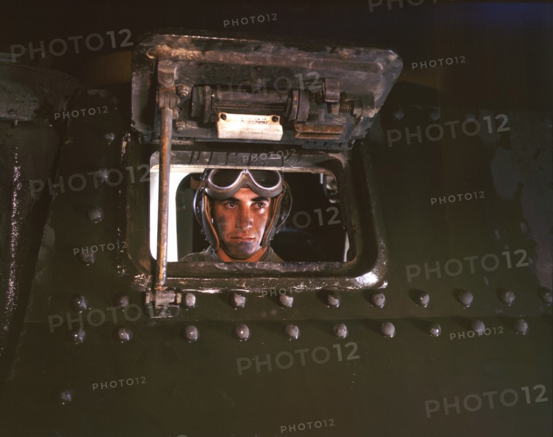 Tank Driver, Fort Knox, Kentucky, USA, Alfred T. Palmer for Office of War Information, June 1942