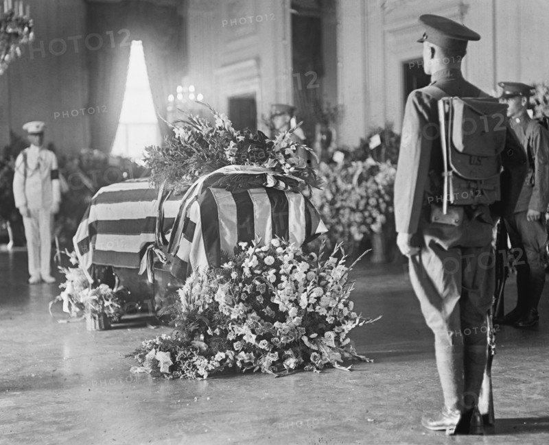 U.S. President Warren G. Harding Funeral, Washington DC, USA, National Photo Company, August 8, 1923