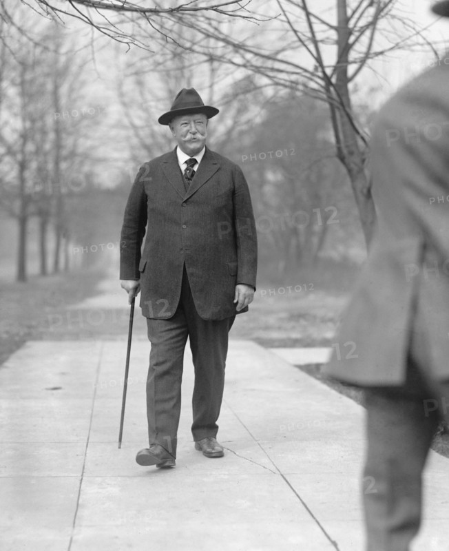 Chief Justice of U.S., William Howard Taft, Portrait, Washington DC, USA, National Photo Company, October 1923