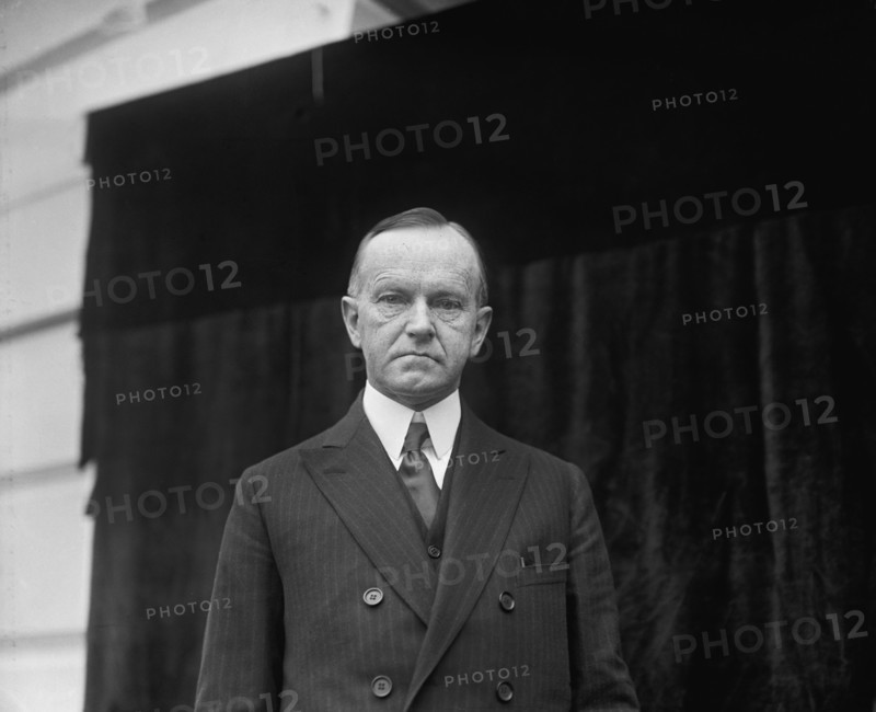 U.S. President Calvin Coolidge, Portrait, Washington DC, USA, National Photo Company, May 1924