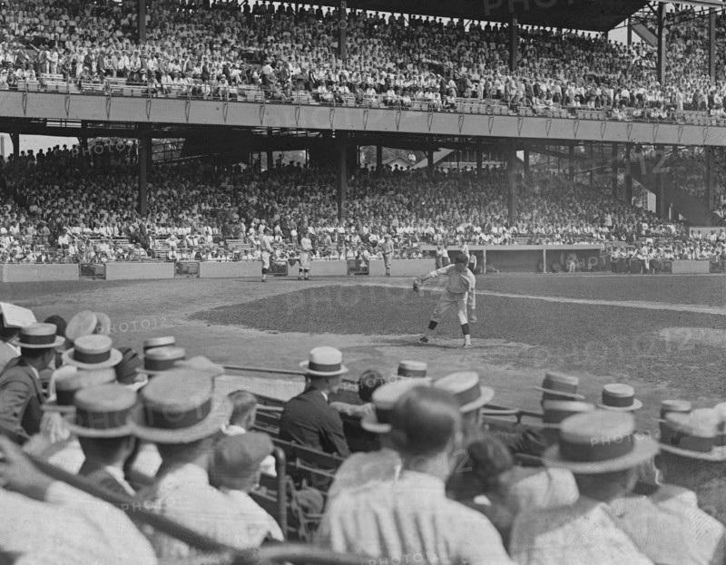 World Series Baseball Game, New York Giants versus Washington Senators, Griffith Stadium, Washington DC, USA, National Photo Company, October 1924