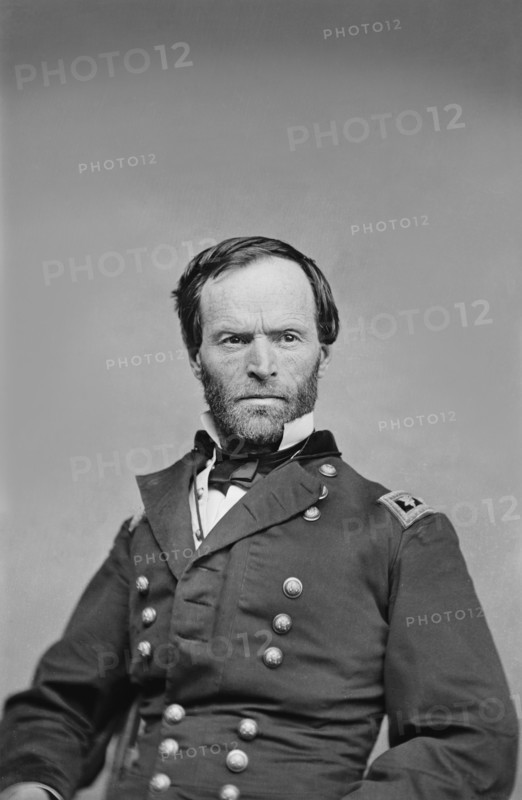 Major General William T. Sherman, Portrait, 1860's