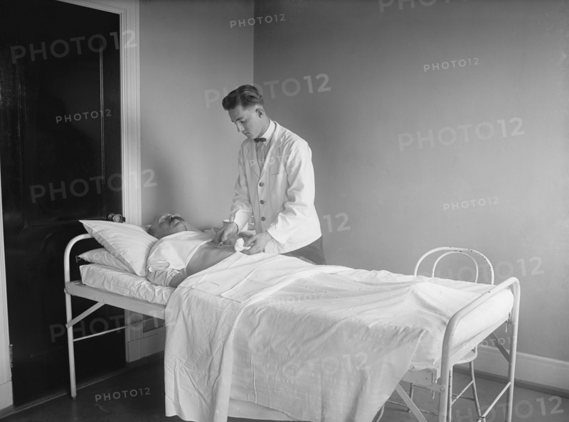 Patient Being Prepped for Surgery, USA, National Photo Company, 1922
