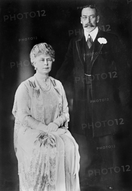 Queen Mary and King George V, Portrait, London, England, UK, Bain News Service, 1926