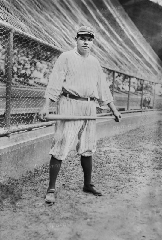 Babe Ruth, Major League Baseball Player, New York Yankees, Portrait, Bain News Service, 1921