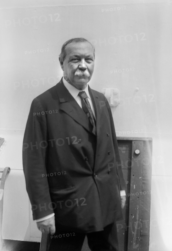 Sir Arthur Conan Doyle, Portrait, Bain News Service, February 1930