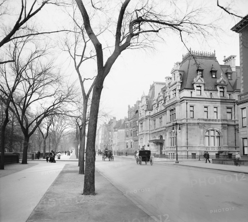 Fifth Avenue at 65th Street, New York City, New York, USA, Detroit Publishing Company, 1901