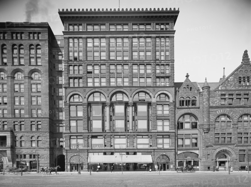 Fine Arts Building, Chicago, Illinois, USA, Detroit Publishing Company, 1900