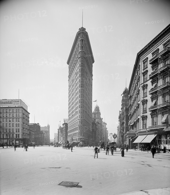 Flatiron Building, New York City, New York, USA, Detroit Publishing Company, 1902