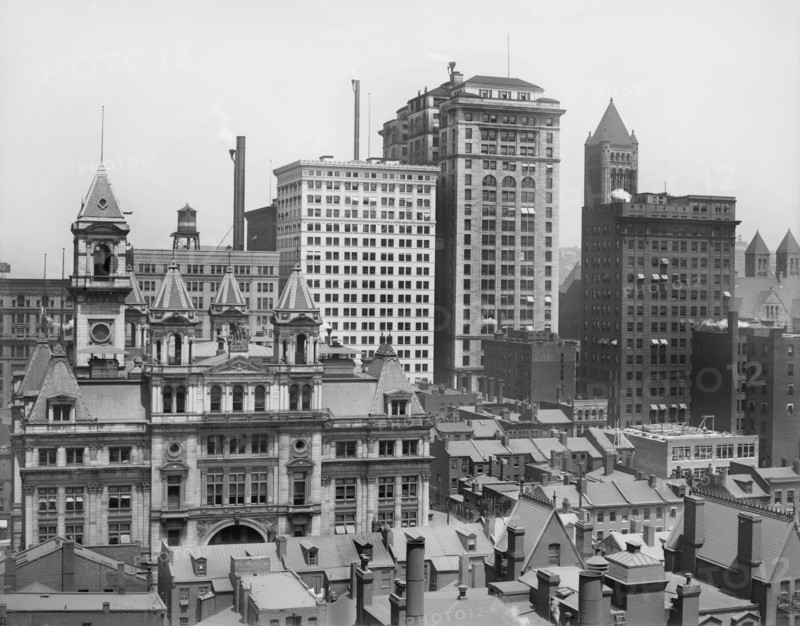 Cityscape, Pittsburgh, Pennsylvania, USA, Detroit Publishing Company, 1910