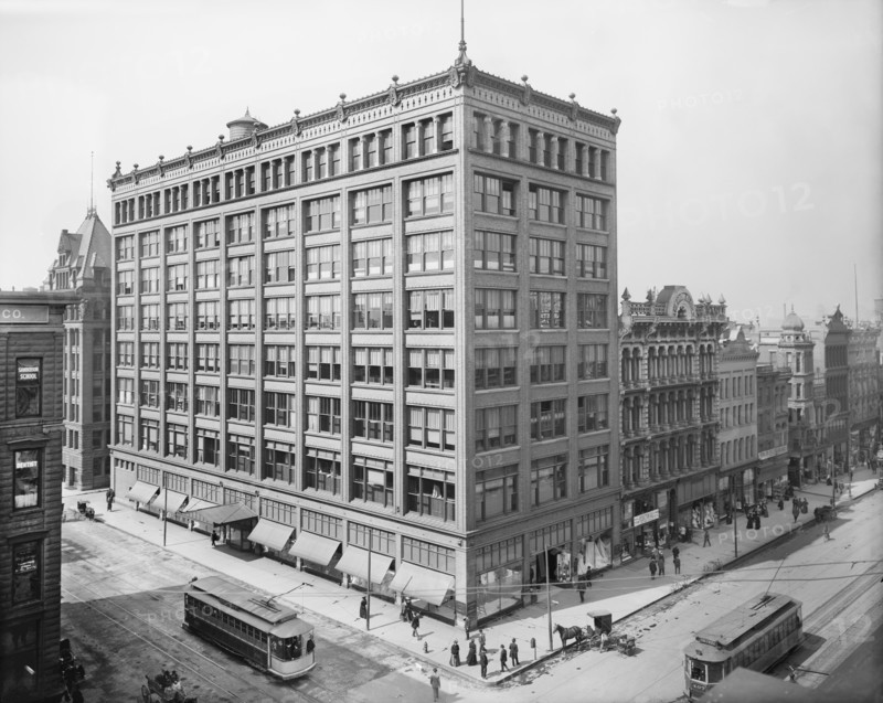 Ayres Building, Indianapolis, Indiana, USA, Detroit Publishing Company, 1910