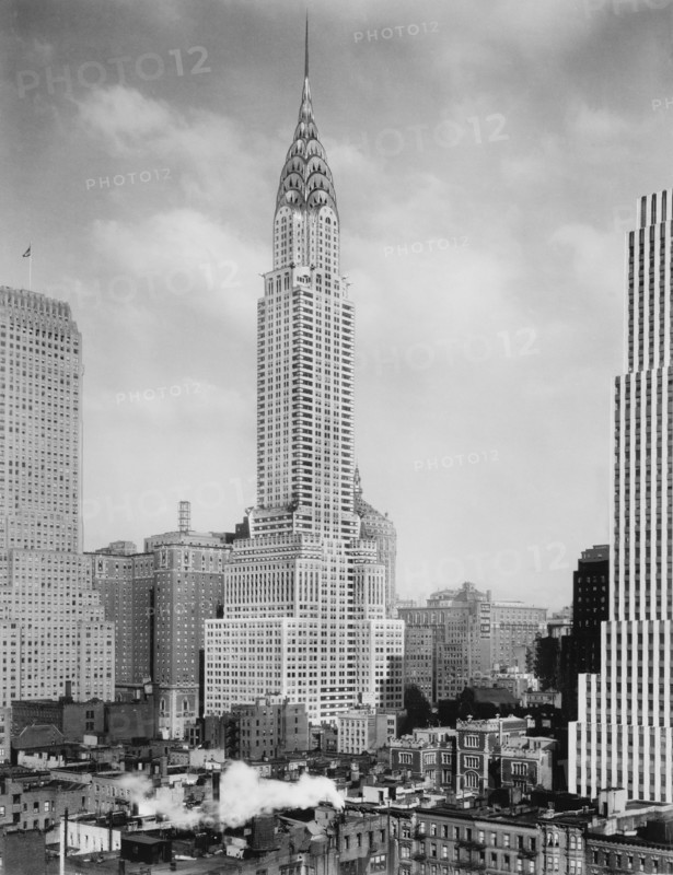 Chrysler Building, New York City, New York, USA, Detroit Publishing Company, 1930