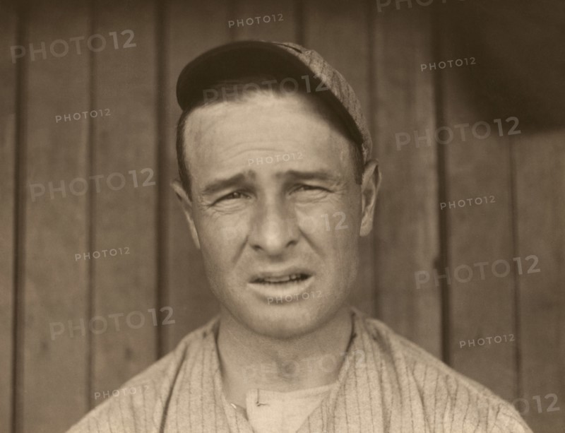 Frank Chance, Major League Baseball Player, Chicago Cubs, Head and Shoulders Portrait by Paul Thompson, 1910