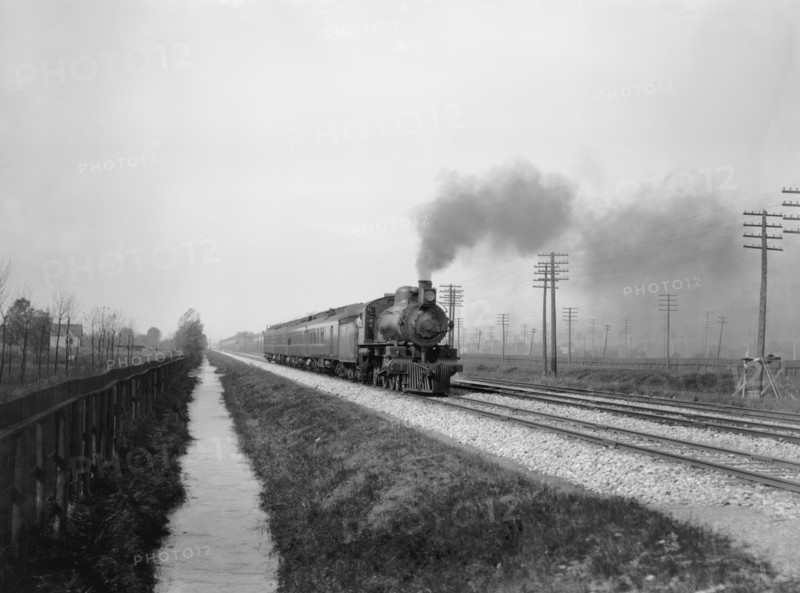 Pennsylvania Flyer, East Bound, Detroit Publishing Company, early 1900's