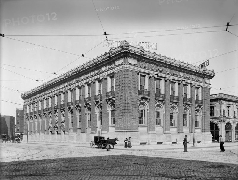 Horticultural Hall, Huntington Avenue, Boston, Massachusetts, USA, Detroit Publishing Company, 1901