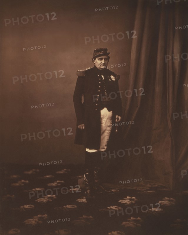 Prince Napoleon, Full-Length Portrait Wearing Uniform, Crimean War, Crimea, Ukraine, by Roger Fenton, 1855