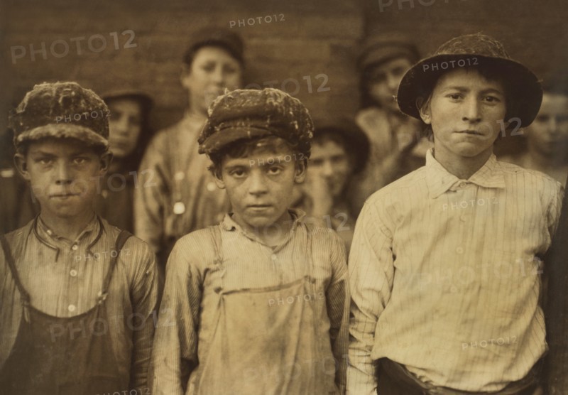 Doffers at Cotton Mill, Half-Length Portrait, Pell City, Alabama, USA, Lewis Hine for National Child Labor Committee, November 1910