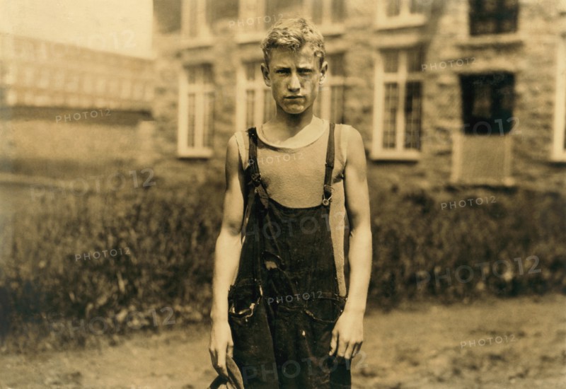 Marian Viera, Young Doffer in Textile Mill, Fall River, Massachusetts, USA, Lewis Hine for National Child Labor Committee, June 1916