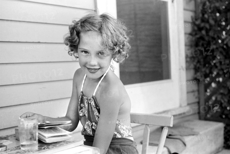 Smiling Young Girl, Child of Homesteader, Tygart Valley Homesteads, West Virginia, USA, John Vachon for U.S. Resettlement Administration, June 1939