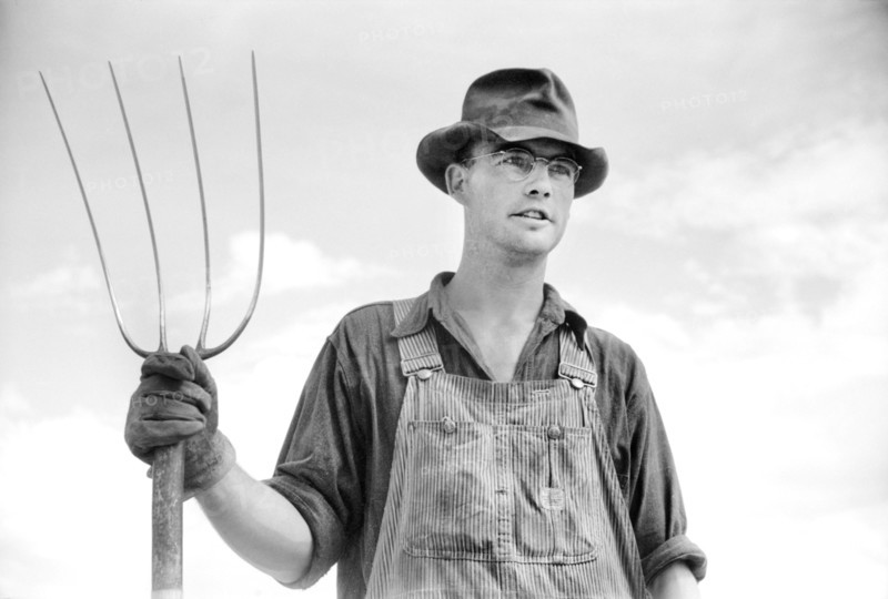 One of the Homesteaders, San Luis Valley Farms, Alamosa, Colorado, USA, Arthur Rothstein for Farm Security Administration, October 1939