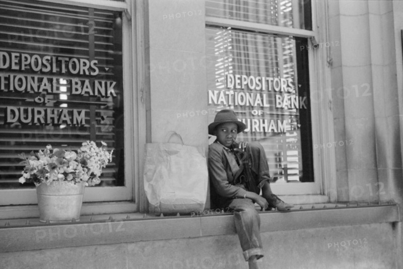 Young Flower Vendor, Durham, North Carolina, USA, Jack Delano, Office of War Information, May 1940