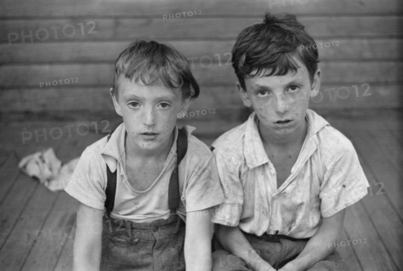 Children of Albert Lynch, Farm Security Administration Client, Dummerston, Vermont, USA, Jack Delano, Farm Security Administration, August 1941