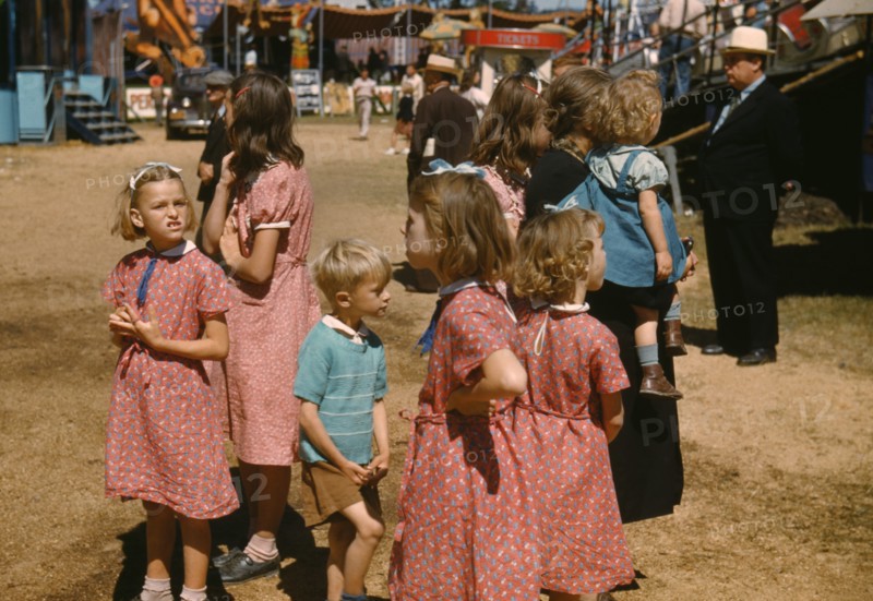 Children at State Fair, Rutland, Vermont, USA, Jack Delano for Farm Security Administration, September 1941