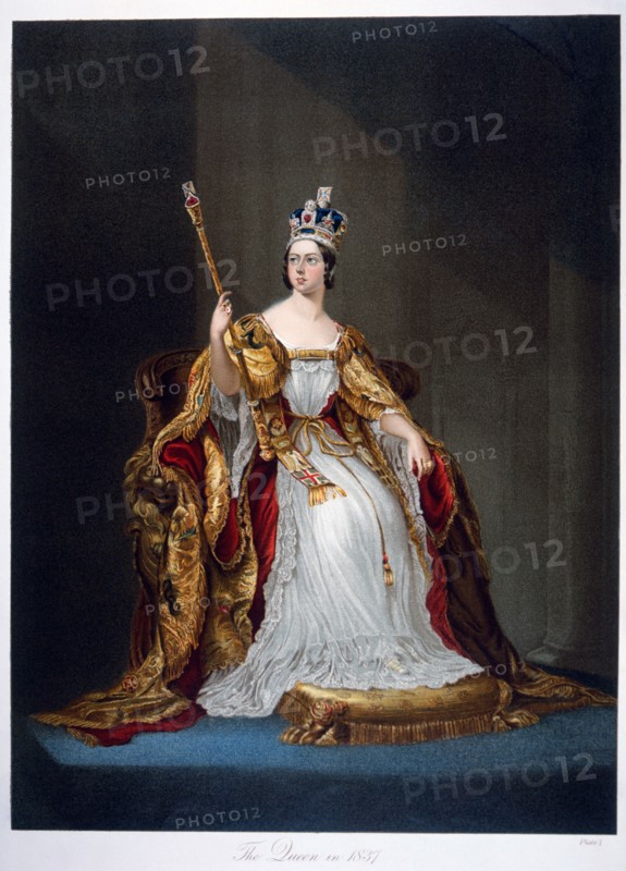 Victoria (1819-1901), Queen of Great Britain, 1837-1901, Portrait, Painting, 1837