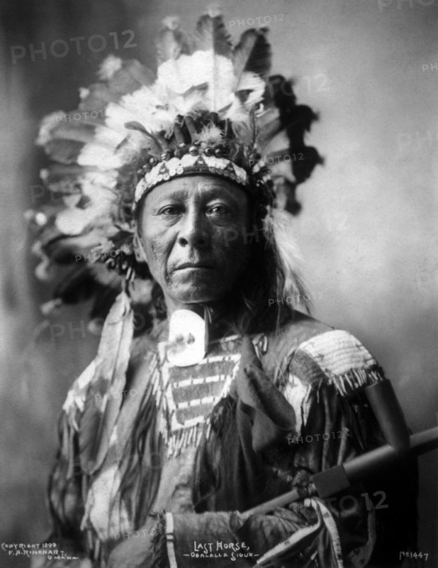 Last Horse, Oglala Sioux Chief, circa 1899